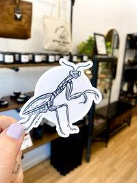 Praying Mantis Sticker: Yes