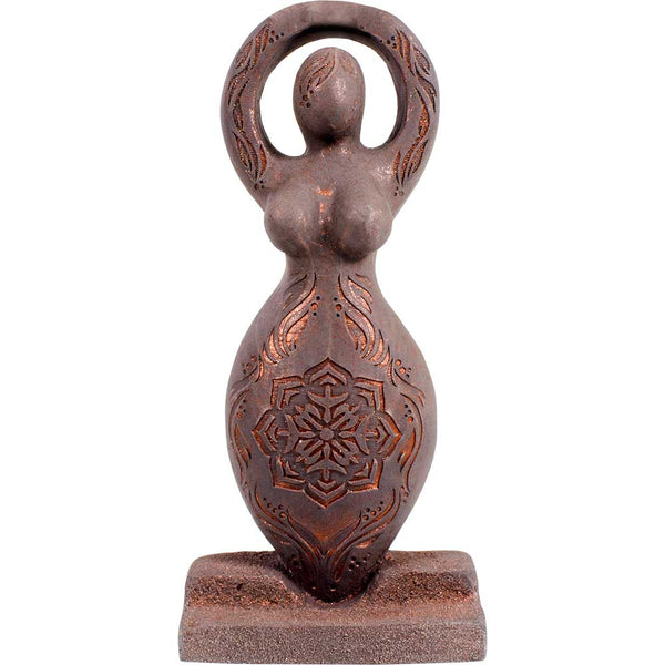 Gypsum Statue-Lotus Goddess-5.5"H