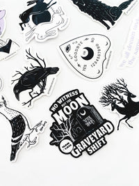 Graveyard Shift Sticker: No