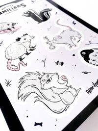 Big City Familiars Sticker Sheet