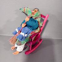Kitchen Witch Doll Irma green