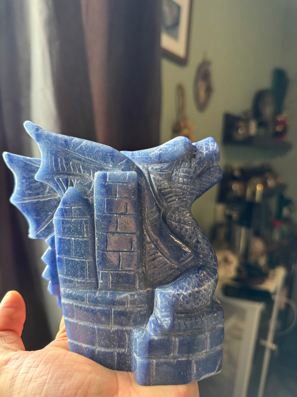 Blue Aventurine Dragon