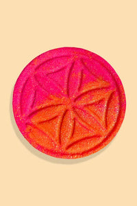 FLOWER OF LIFE - SPRING CRYSTAL INFUSED BATH BOMB