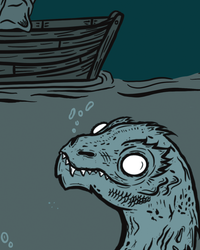 Nessie Print - 12”x18”