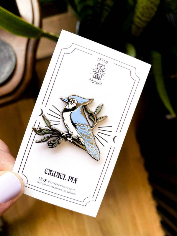 Blue Jay Hard Enamel Pin
