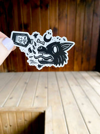 Thirsty Wolf - Sticker: No
