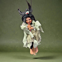Kitchen Witch Doll Klara green