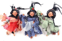 Kitchen Witch Doll Klara green