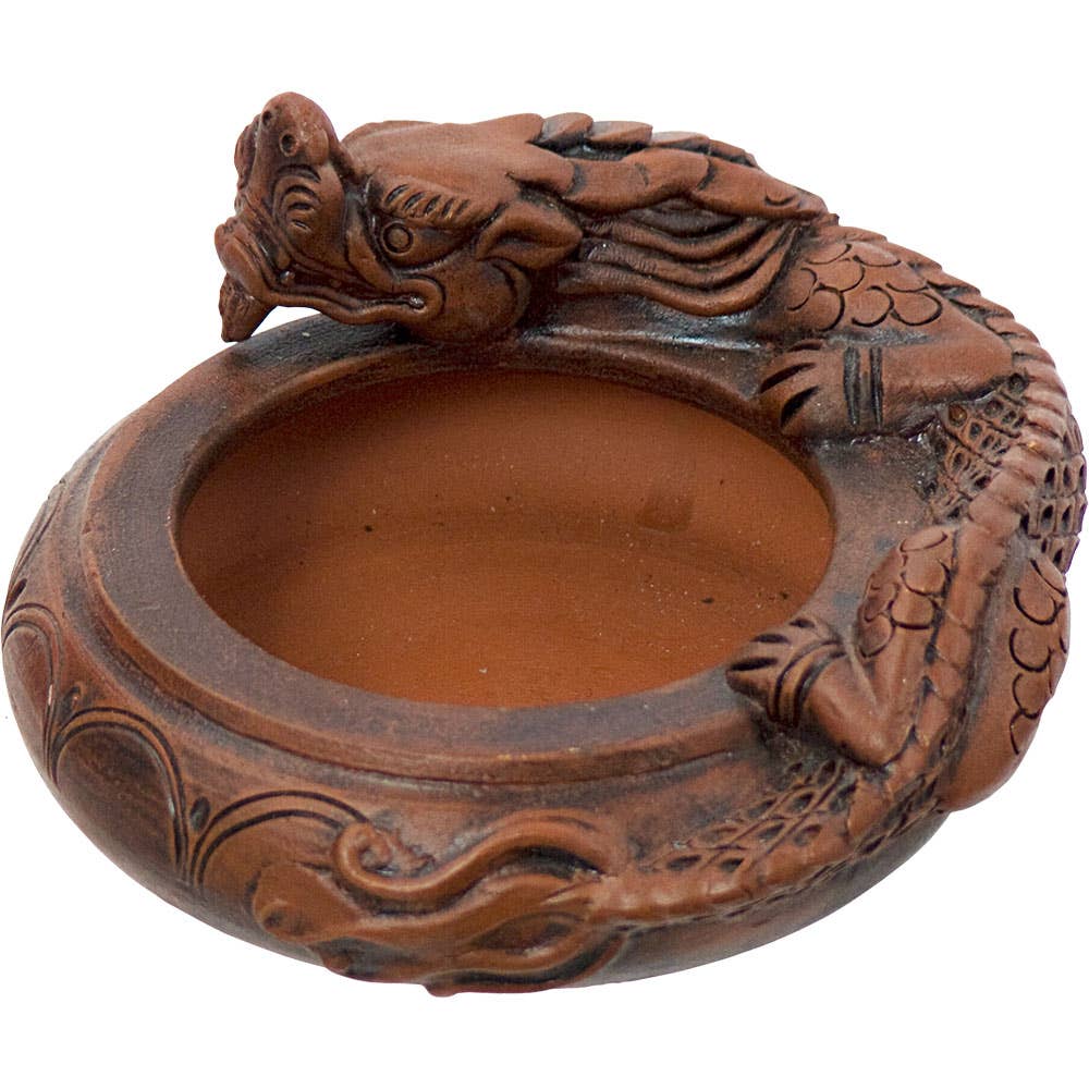 Ceramic Bowl-Dragon+Sand Bag-4.75"
