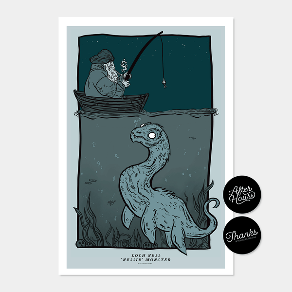 Nessie Print - 12”x18”