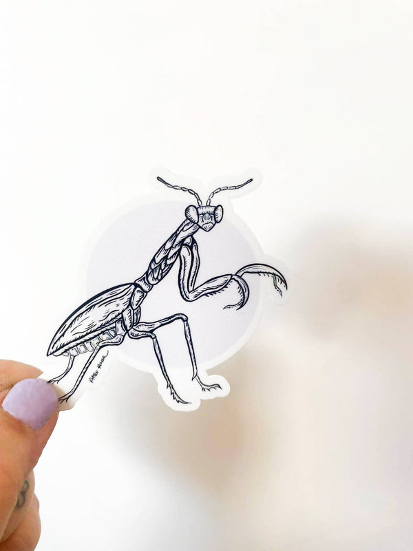 Praying Mantis Sticker: Yes