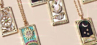 Tarot Card Necklace- Sun- 14K Gold stainless steel : Sun