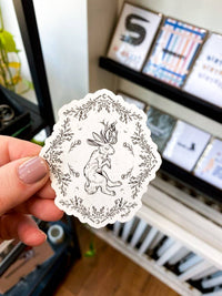 Jackalope - Floral Sticker: Yes