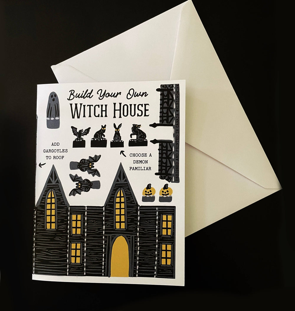 Build your own Witch House Card