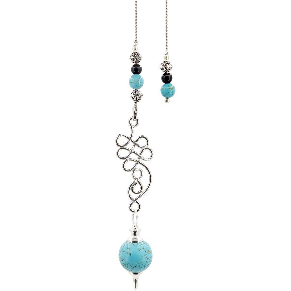 Pendule Sephoroton-Turquoise-Double Infinity Symbol