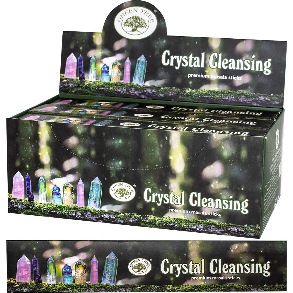 Green Tree Incense 15Gr Crystal Cleansing(Dz)