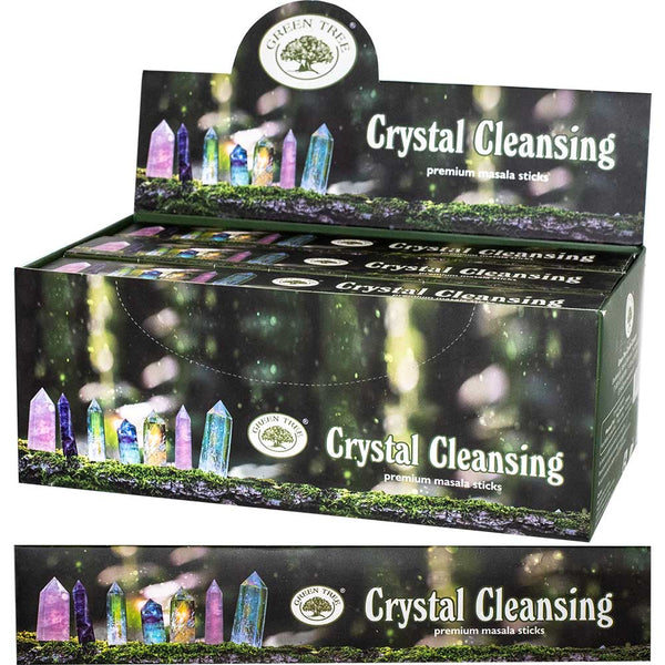 Green Tree Incense 15Gr Crystal Cleansing(Dz)