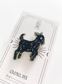 Goat Hard Enamel Pin