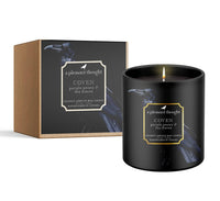 COVEN | PURPLE PEONY & TEA LEAVES | RAVEN CANDLE: Cotton