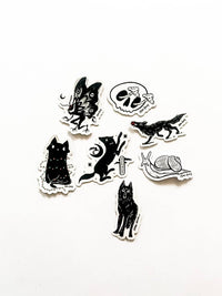 Late Night Wolf Sticker: No