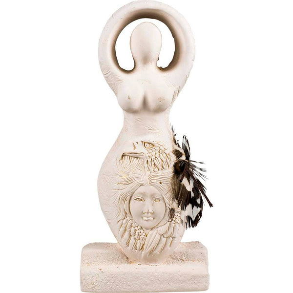 Gypsum Statue-Eagle Goddess-5.5"H