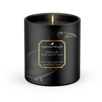 EDGAR | WHITE MUSK & VIOLET | RAVEN CANDLE: Cotton