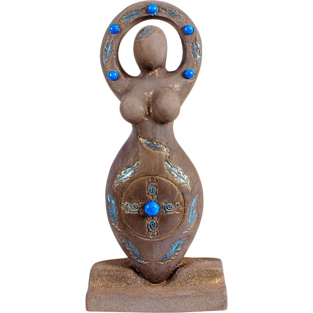 Gypsum Statue/Shaman Goddess-5.5"H
