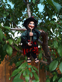 Kitchen Witch Doll Farina green